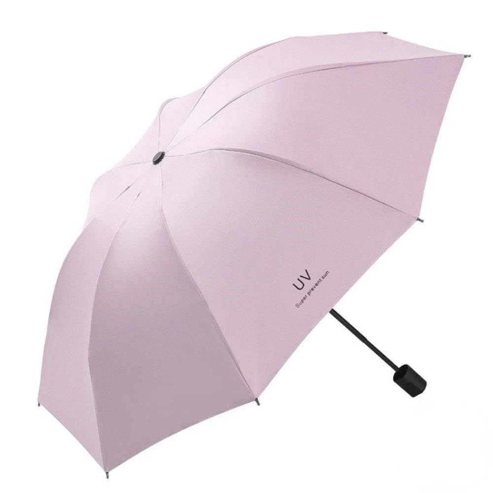 Fickparaply - Anti-UV - ø96cm - Hopfälld längd: 25 cm - Rosa