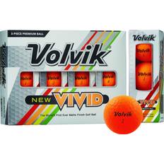 Volvik VIVID Golfbälle, dark orange