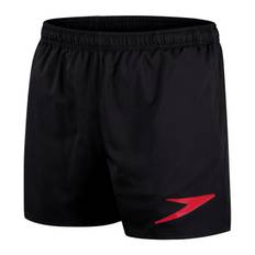 Speedo Sport Logo 16 Swim Shorts Mens - Sort/Rød