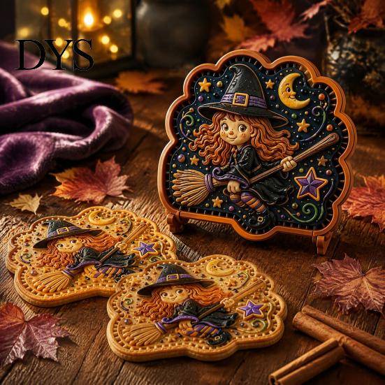 Mini Pie Molds for Baking Press Mold, Hand Pastry Cutter Holiday Baking, Cute Dessert Parties Halloween Party DIY Tool, Non-Stick Mold Kids