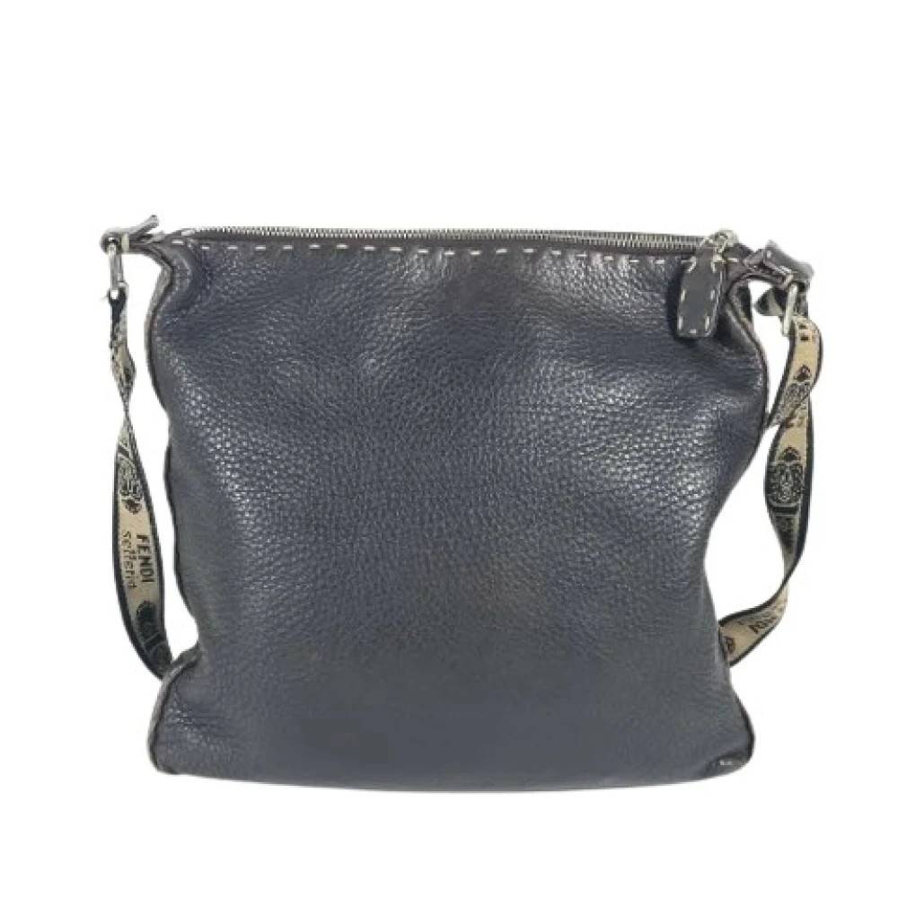 Fendi Vintage Pre-owned Pochette Skuldertaske - Vintage - Dame - Brun - ONE SIZE - Uld