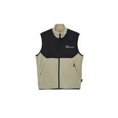 HALO Blocked Fleece Vest – Oyster Gray