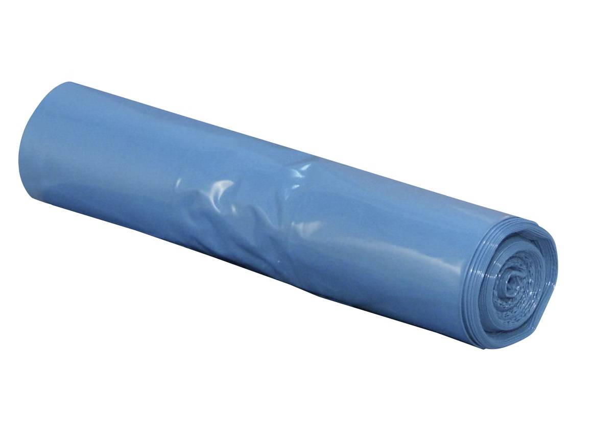 Sopsäck Max Prima H2 rLDPE Blå/Svart 125L 10st/rl
