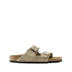 Birkenstock, Sko, Herre, Beige, 45 EU, Uld, Arizona Ruskindssandaler Normal