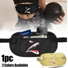 Outdoor Close-Fitting Sports Waist Shark Bag Anti-Theft Invisible Running Waist Bag Multi-Functional Ultra-Thin Travel Mobile Phone Bag, New Water-Pro - Multicolor