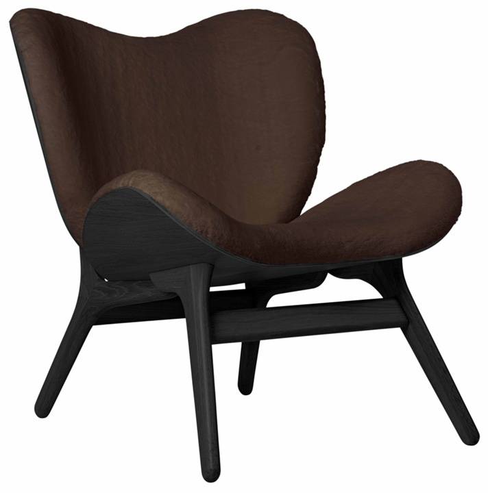 A Conversation Piece Tyg Teddy Brown Låg Black Oak