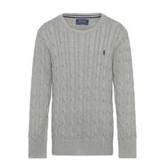 RALPH LAUREN KIDS Combed Cotton-Ls Cable Cn-Tp-Swt |Grå |117-123