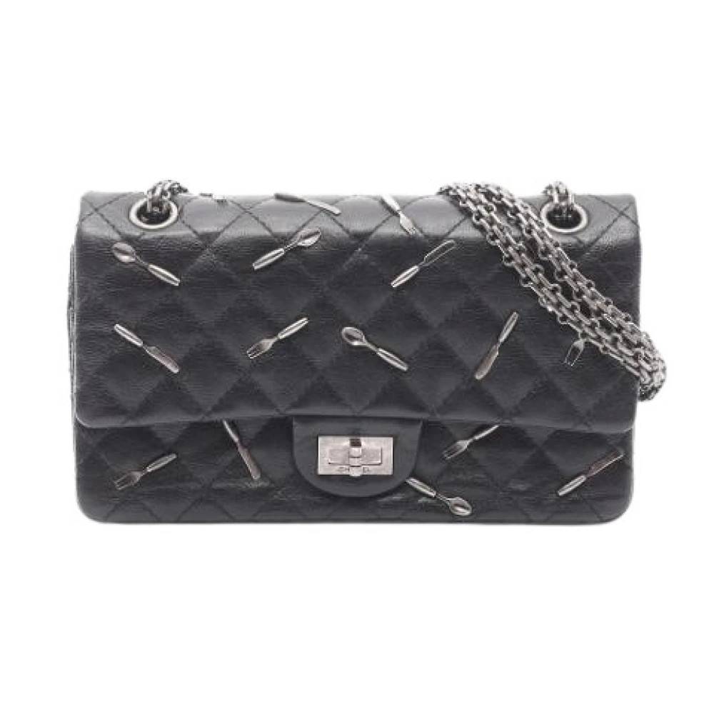 Chanel Vintage Pre-owned Vintage Skuldertaske - Vintage - Dame - Sort - ONE SIZE - Uld