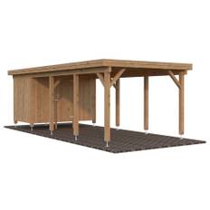 Carport, Karl, 23,1 m², brun