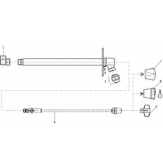 Reservdelar Mora Garden II,Skruv M6x6