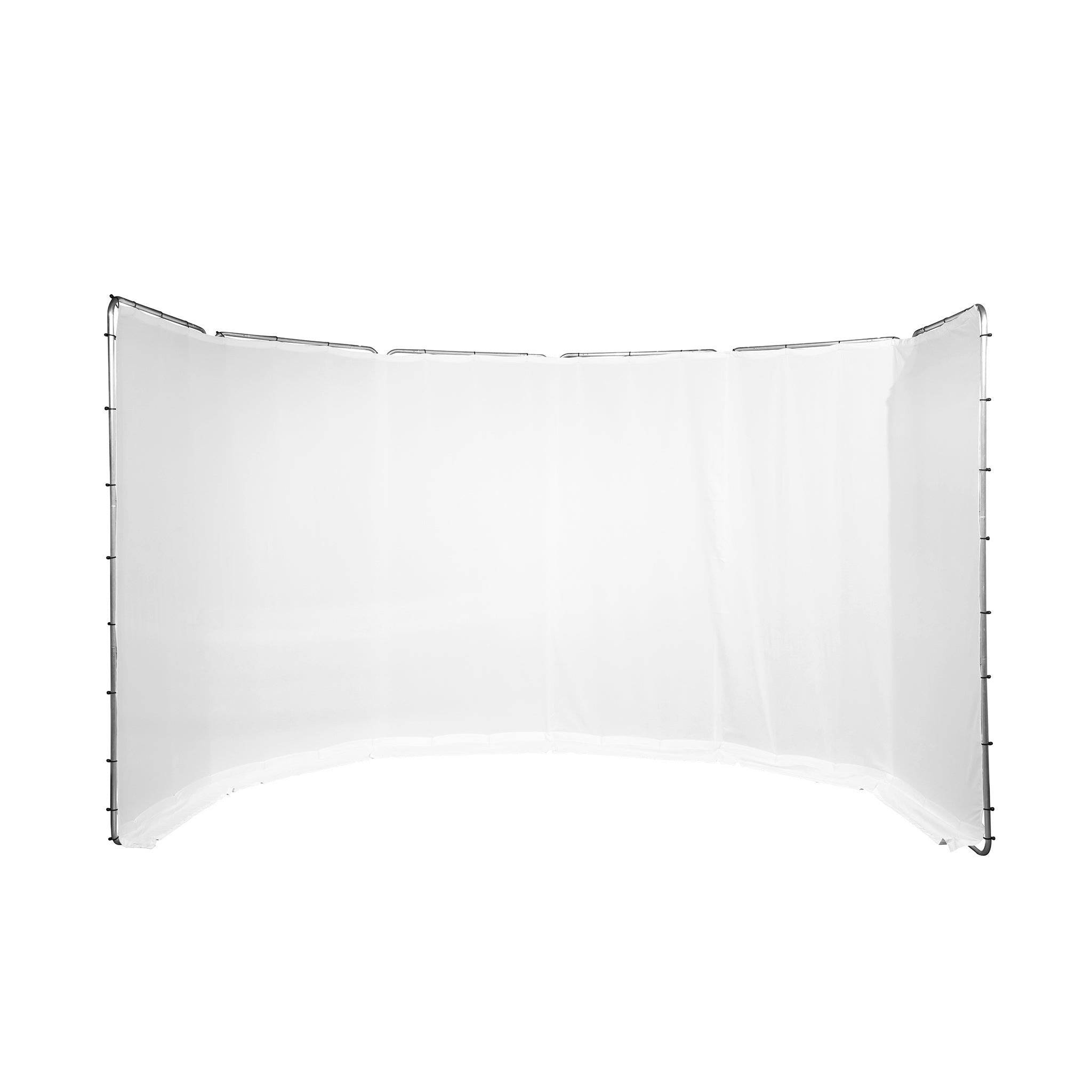 Vitt tyg för Chromakey Bakgrund 2.4 x 6 meter