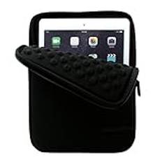 Neopren dragkedja skyddande fodral skydd med anti-stöt bubbla interiör för Apple iPad 2017, IP/d Pro 9,7"/iPad Air 1/2/3/4