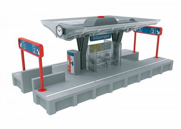 Märklin Station Platform with Light Jernbanemodel HO (1:87)