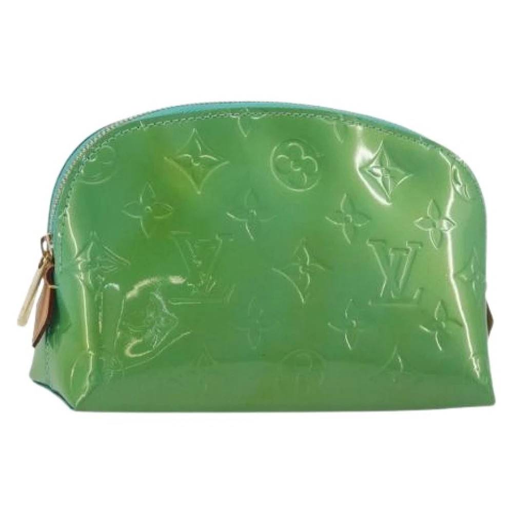Louis Vuitton Vintage Pre-owned Laeder louis-vuitton-tasker - Vintage - Dame - Grøn - ONE SIZE -