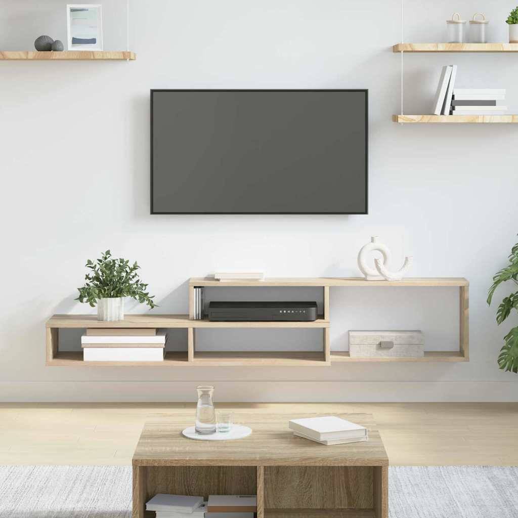 vidaXL VäggTV-stativ 150x25x28,5cm Konstruerat trä