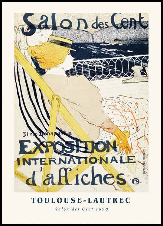 Salon Des Cent, Toulouse-Lautrec Poster (21x30cm) - Plakater > Konstaffischer