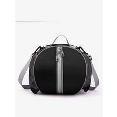Red Basketball Sports Bag with Zipper and Shoulder Strap with Pockets