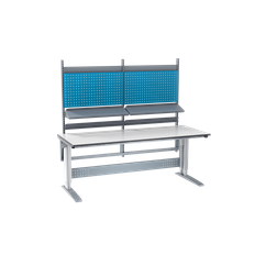 Motoriserat arbetsbord 2000x800x24 mm Laminat, 400-20080-12