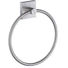 Smedbo House Handduksring, borstad krom -visningsexemplar
