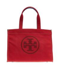 Tory Burch, Taske, Dame, Rød, ONE SIZE, Rød og blå stof tote taske