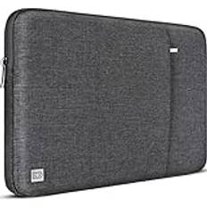 DOMISO 12,5 tum vattentät laptopväska, fodral, laptop, fodral för 13 tum MacBook Pro Retina/13 MacBook Air Retina 2018/12,9 tum iPad Pro 2016 2017/13,5 tum Surface Laptop 2, mörkgrå