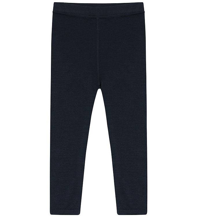 Hust and Claire Leggings - Uld/Bambus - HCLaki - Blues - Hust and Claire - 7 år (122) - Leggings