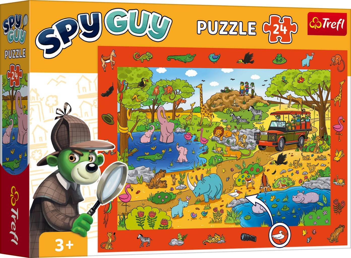 Trefl Pussel - Spy Guy - Safari 24 bitar