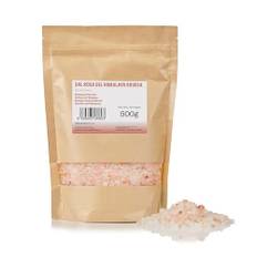 FRISAFRAN | Himalayasalt Fint 500g | fint salt | 100% naturligt rosa Himalayasalt oraffinerat | Himalaya rosa salt | stensalt naturlig | Högt mineralinnehåll | Ursprung Pakistan | FINT