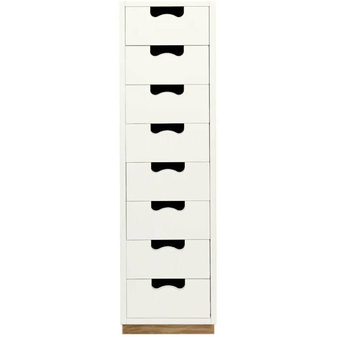 Asplund Snow J8 Kommode - Skuffer Mdf Hvid - SDJ815P1