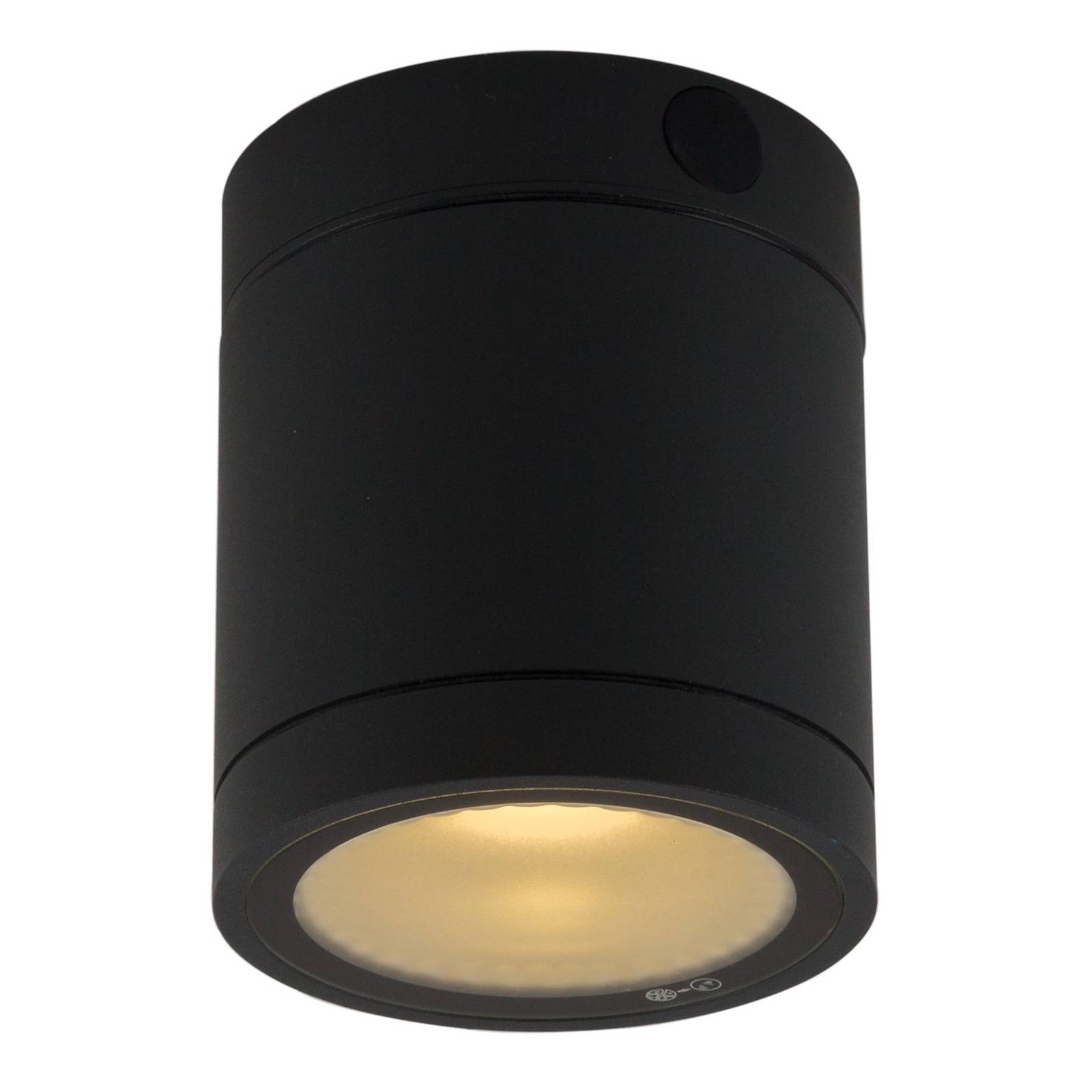 Heitronic LED-taklampa Negro för utomhusbruk Negro, dimbar, Aluminium / grå / zink, Aluminium / grå / zink, Modern, LED-taklampor