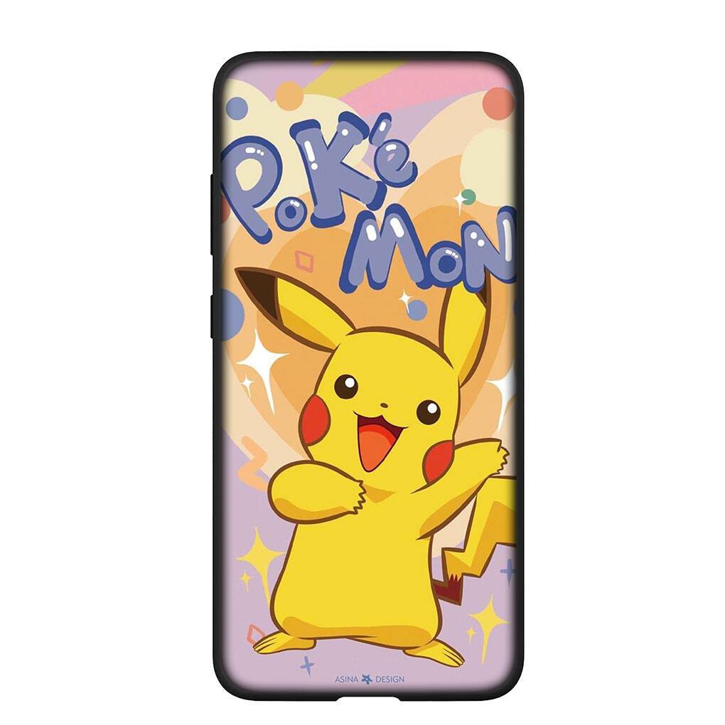 Phone Case for Samsung Galaxy S25 S23 S22 S24 Ultra FE Plus S9 A05 A06 A15 A16 A36 A37 A35 A54 A55 A56 A57 A25 A53 Charmander Pokemon GO Pikachu Cover for Samsung Galaxy S8 Plus ecru