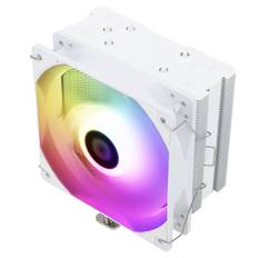 Thermalright Assassin King 120 SE White ARGB CPU Air with PWM Quiet Fa Applicable to AMD LGA PC cpu fan Cooler, C12CW-S S-FDB Bearing, AM4/Intel