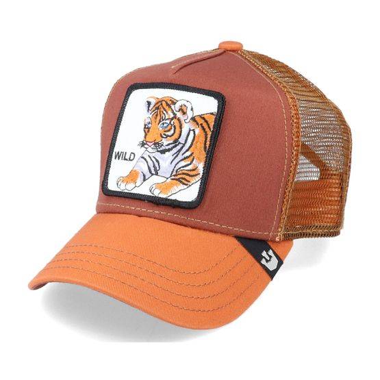 Goorin Bros. - Orange trucker Keps - Kids Wild Tiger Rust/Orange Trucker @ Hatstore