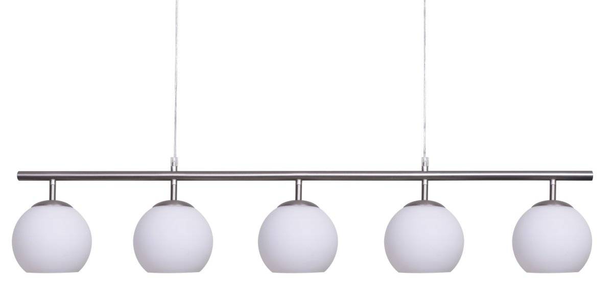 Nordic Lighting - Globi 5 120cm - Taklampa - Nickel/vit
