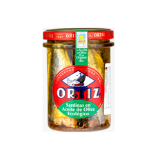 Ortiz - Sardiner i olivenolie økologiske 190g