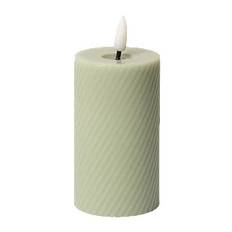C'est Bon Swirled LED pillar candle - Ljus - VERTE / green