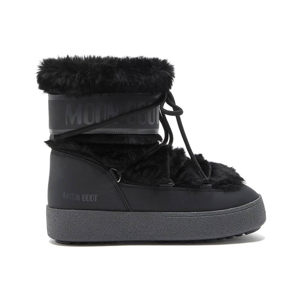 Moon Boot - LTrack Low Faux-Fur Boots Skor - Dam - 36 EU - Polyester