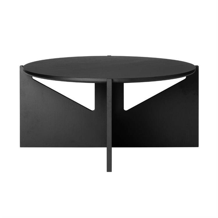 Kristina Dam Studio Simple Sofabord XL Black Lacquered Oak