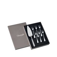 Christofle - Albi set med dessertgafflar och kakfat - unisex - Silverpläterad metall - one size - Silverfärgad