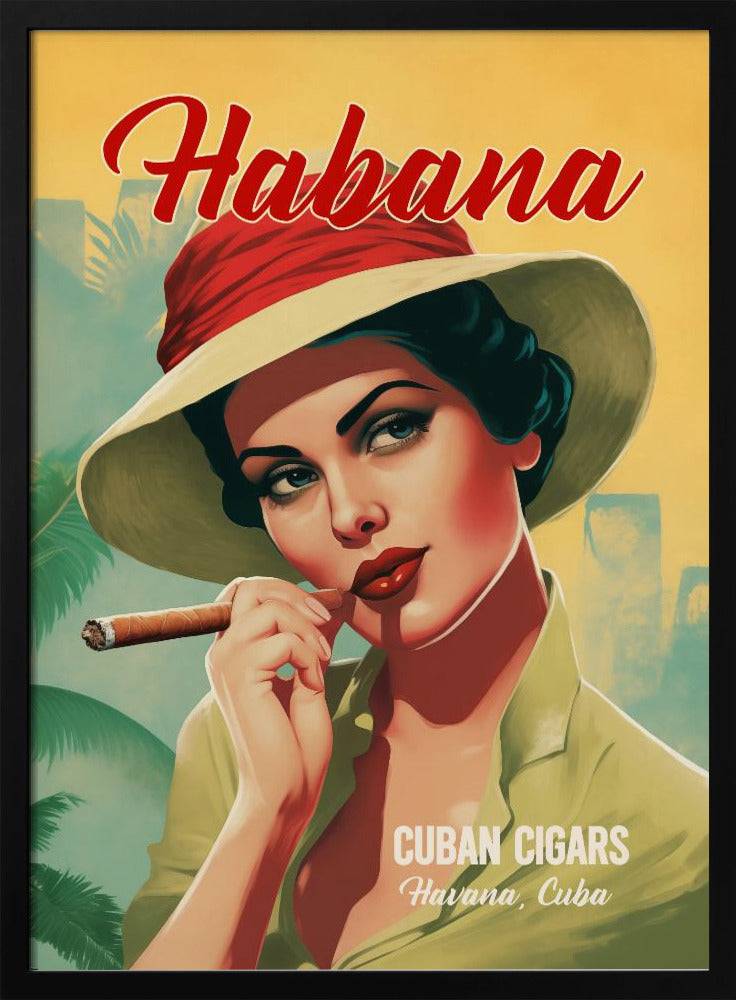 Habana - Cuban Cigars Poster - 50x70 cm / 20x28″