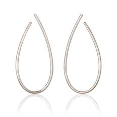 Mega Kharisma Silver Hoops