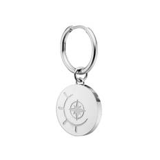 Captena Drogue Ørering Single Rustfrit Stål DU40002 - Herre - Stainless Steel