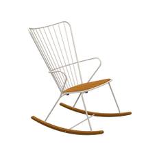 Houe - PAON Rocking Chair - White - Solstolar - Henrik Pedersen - Metall/Trä