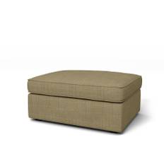 IKEA - Överdrag till Kivik fotpall, Dusty Yellow, BOUCLÉ & TEXTUR - Bemz