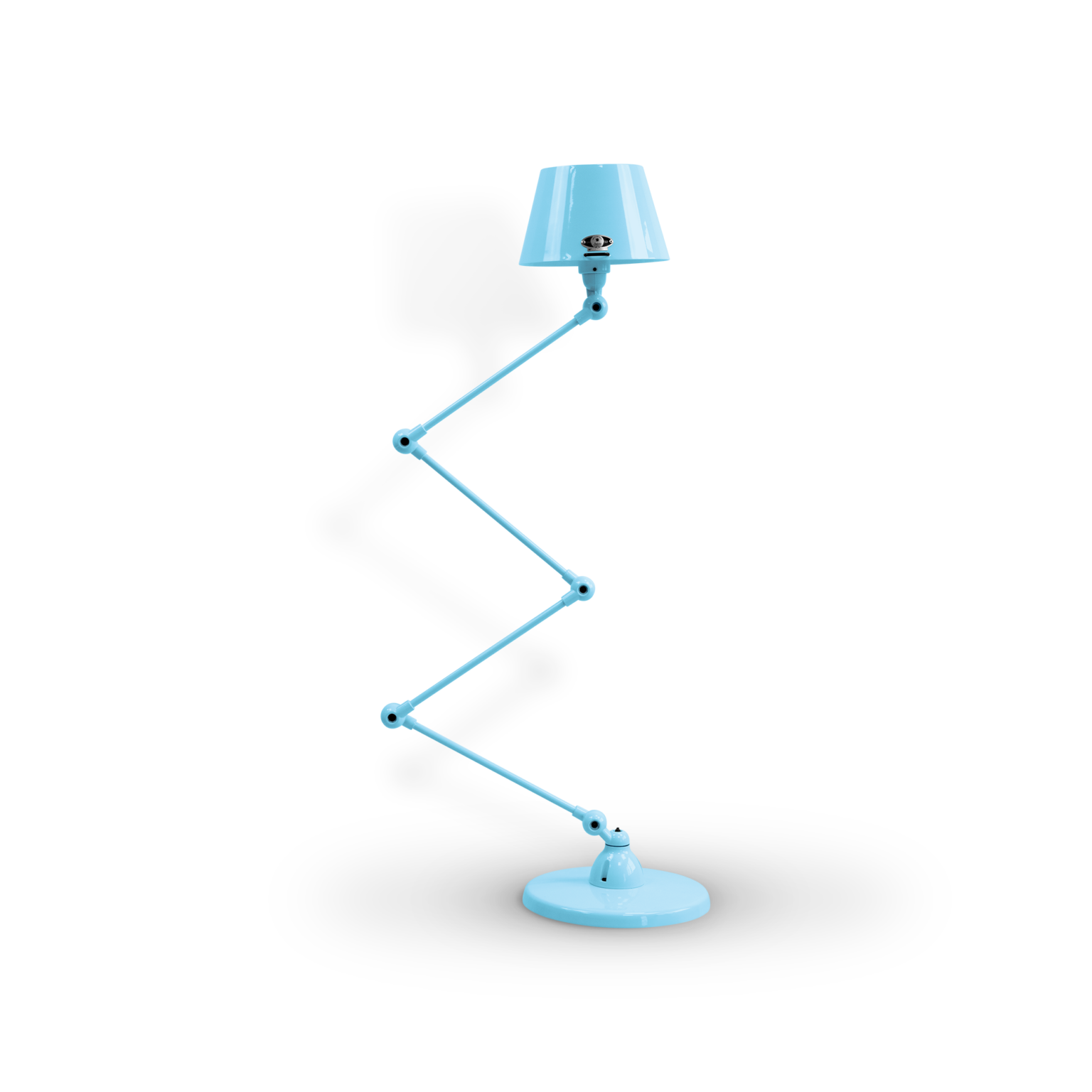 Aicler AID433 gulvlampe fra Jieldé - Pastel Blue / Blank