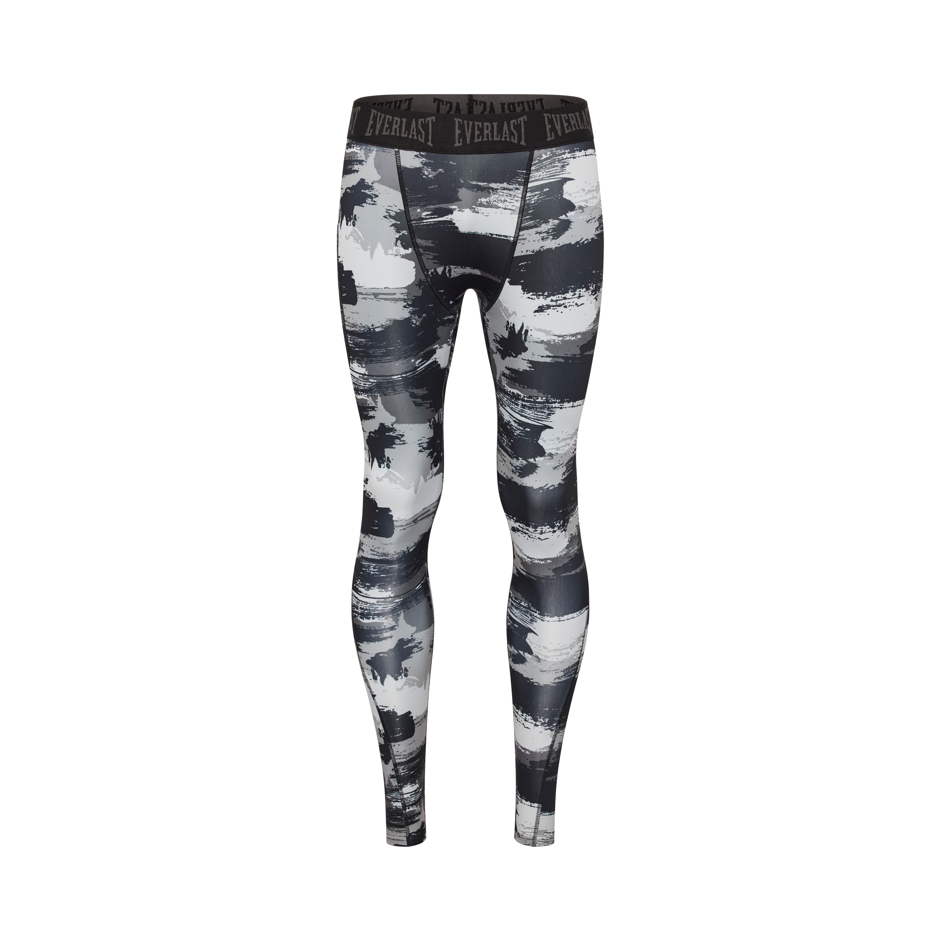EVERLAST Mens MMA AOP Combat Stretch Tights Long EVERDRI ™ - Black