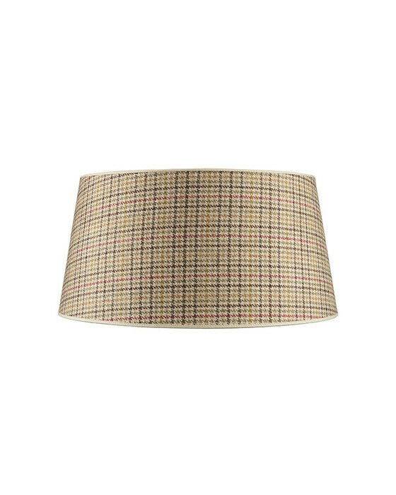 Classic lampskärm harris tweed forest - Beige / Flerfärgad (Ø: 42-50 x H: 25 cm)
