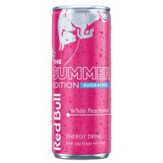 Red Bull 250 Ml Summer Edition Sugarfree - White Peach (sockerfri)