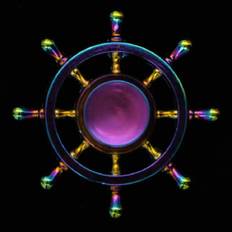 Hot Rainbow Metal Fidget Spinner i zink legering - Farverig håndspinner - Antistress legetøj til børn og voksne - Gaver til børn og voksne