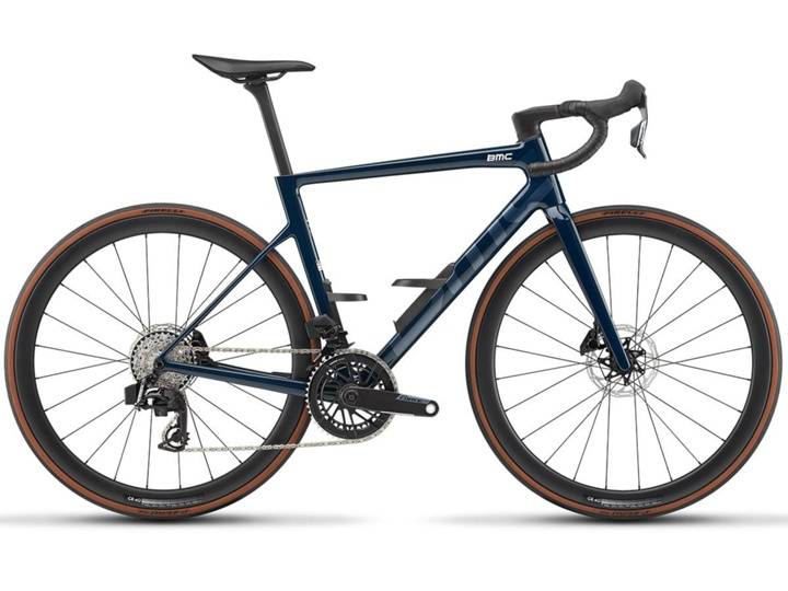 BMC Teammachine SLR 01 Five Gen 5 Force AXS Racercykel Blue Glitter Carbon - Ramstorlek 61 -